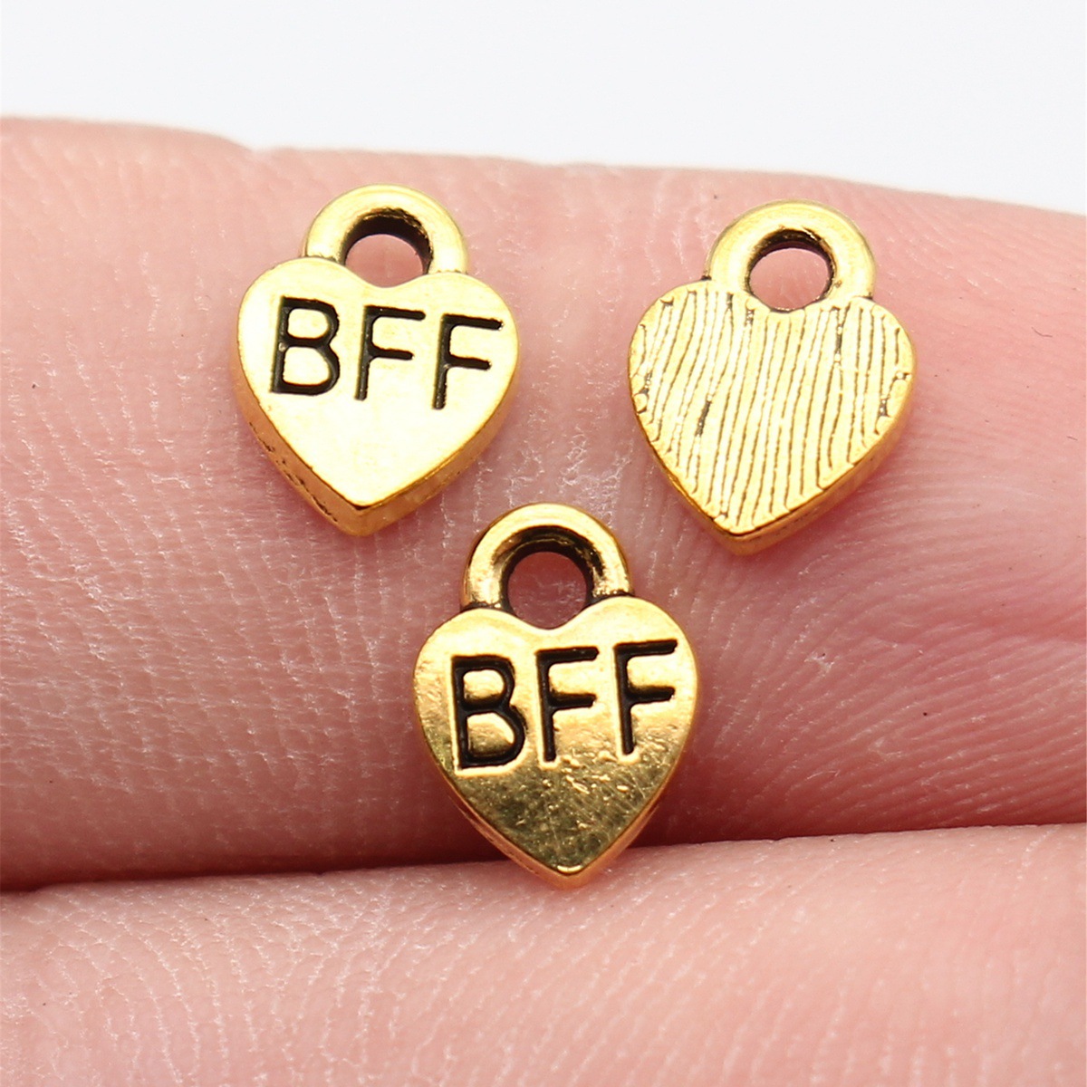 Vintage Urban Fashion - 40 Buah 9.3X7Mm Warna Emas Antik