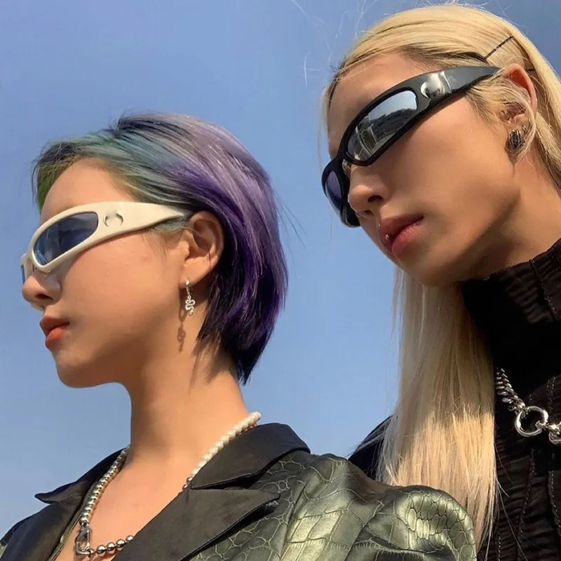 Vintage Fashion Tiktok - Kacamata Tiktok Resin Y2K lensa kacamata