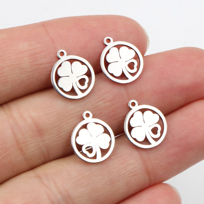 Vintage Urban Fashion - 30 Buah 12X10Mm Jimat 316 Baja