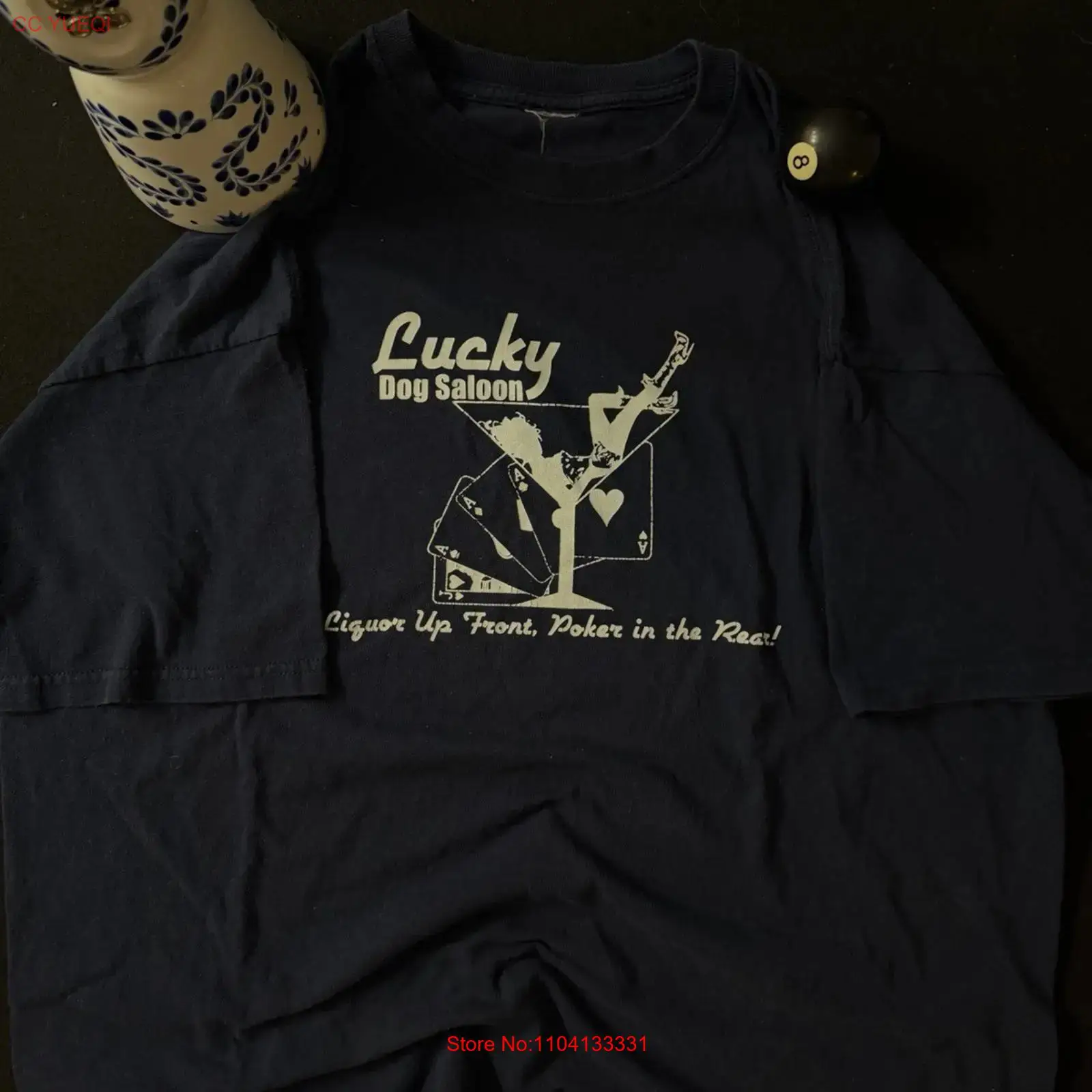 Vintage Vegas Fashion - Kaos Vintage Lucky Dog Saloon Tahun