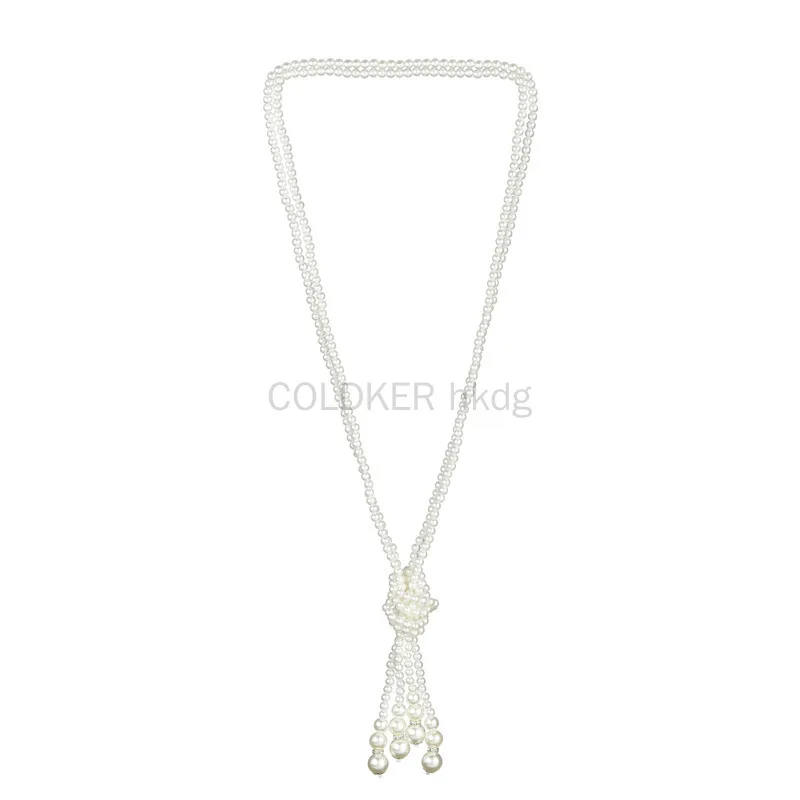 Vintage Fashion Necklace - Kalung Mutiara 1920-an, Aksesoris Gatsby Mutiara