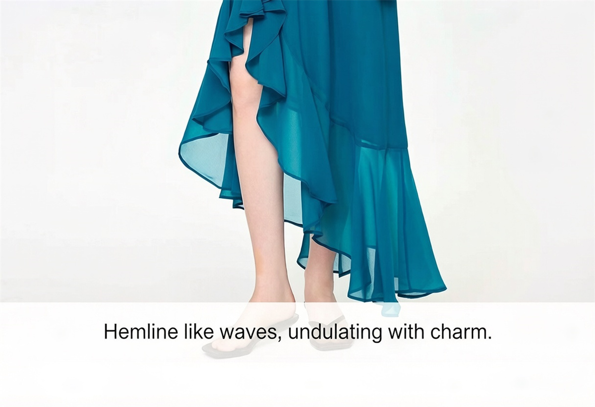 Rok Chiffon Model Fishtail Asi - Vintage Fashion Female ulasan dan harga