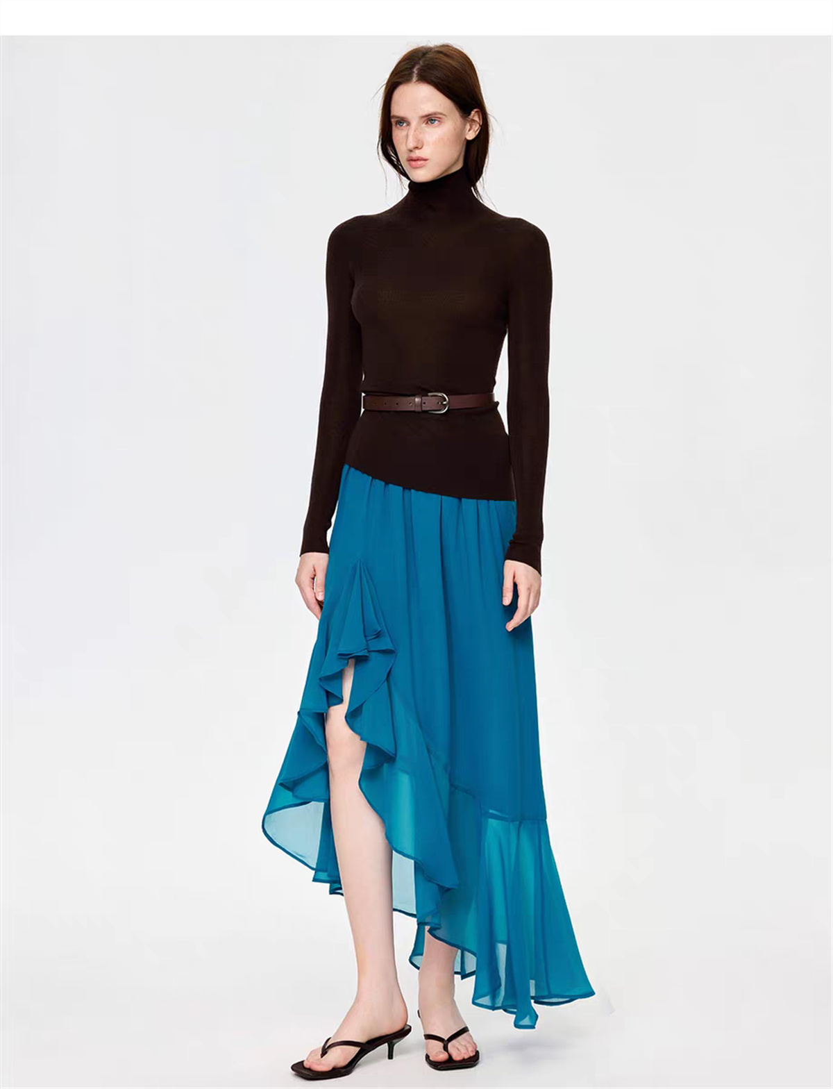 Rok Chiffon Model Fishtail Asi - Vintage Fashion Female ulasan dan harga
