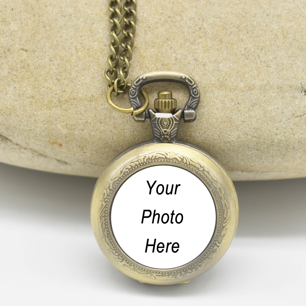 Kalung Liontin Jam Saku Logam  - Vintage Fashion Necklace ulasan dan harga