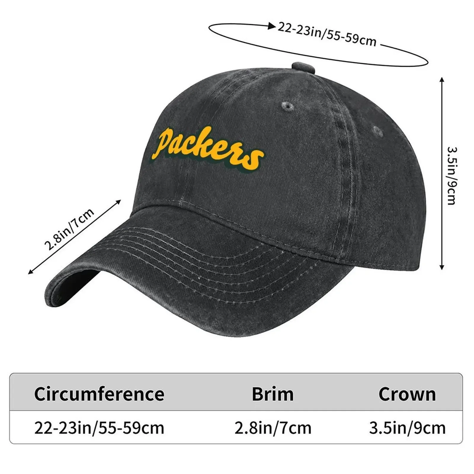 Topi Baseball Packers Gaya Vin - Vintage Fashion Outlet ulasan dan harga