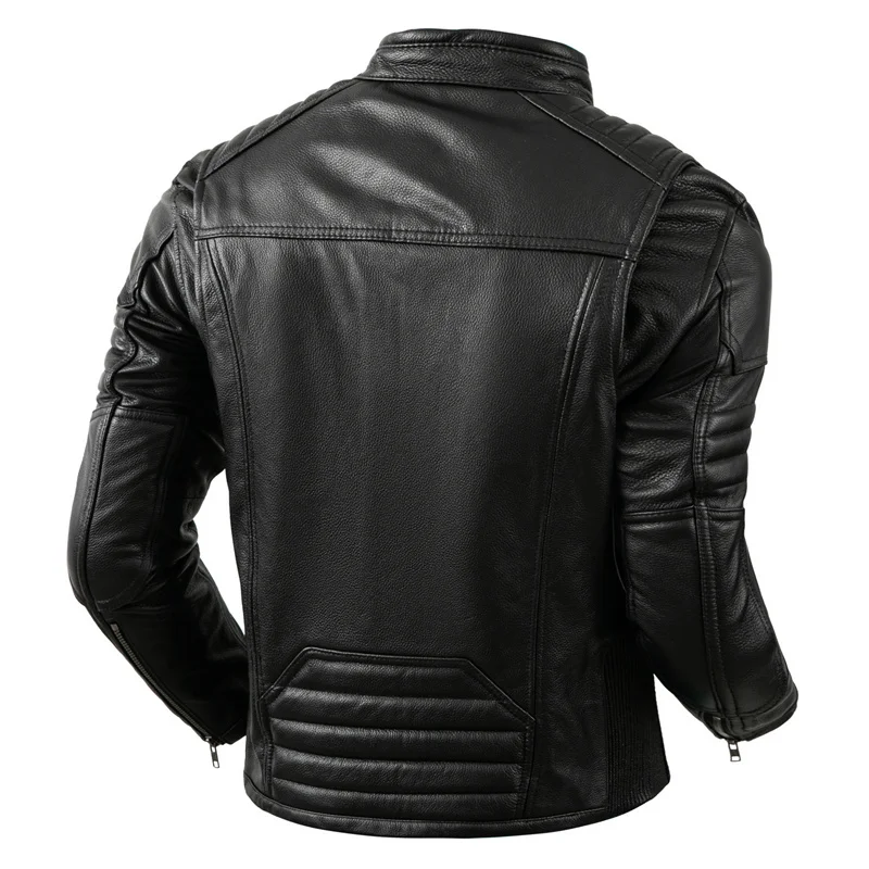 Mantel kulit motor, jaket kuli - Vintage Fashion Outfits Men ulasan dan harga
