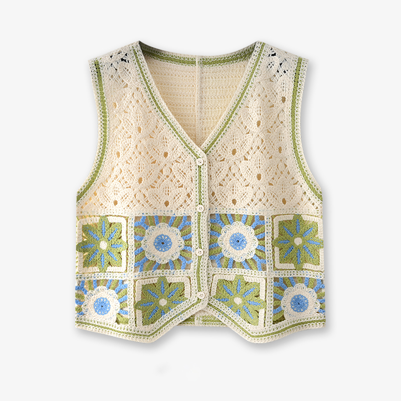 Rompi Rajut Persegi Nenek Wani - Crochet Top Boho ulasan dan harga