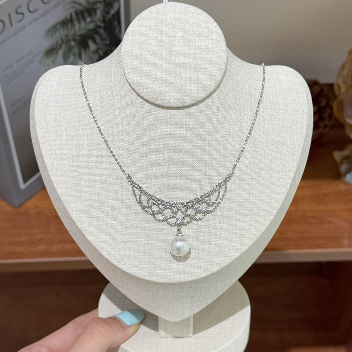 Kalung rantai sweater warna em - Vintage Fashion Tiktok ulasan dan harga