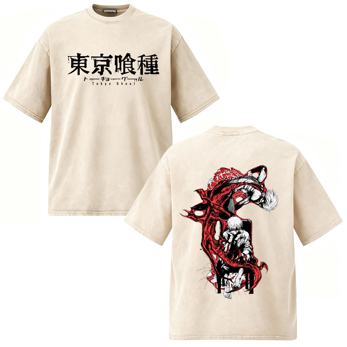 Kaus Anime Tokyo Ghoul Ken Kan - Vintage Fashion In Tokyo ulasan dan harga