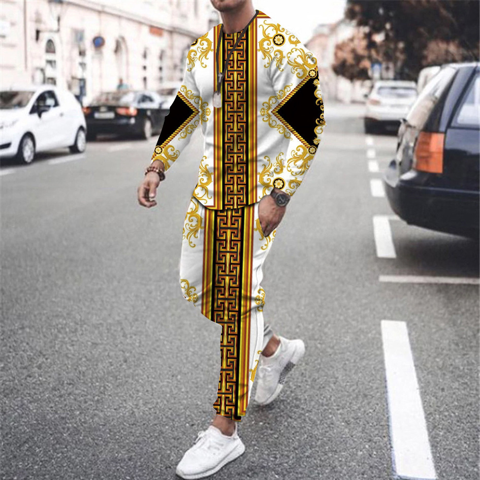 Setelan Kaos Pria Vintage Baro - Vintage Fashion Outfits Men ulasan dan harga