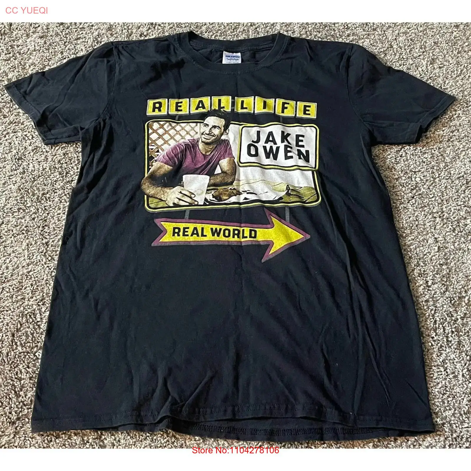 JAKE OWEN 2015 Kaus Resmi Real - Vintage Fashion World ulasan dan harga