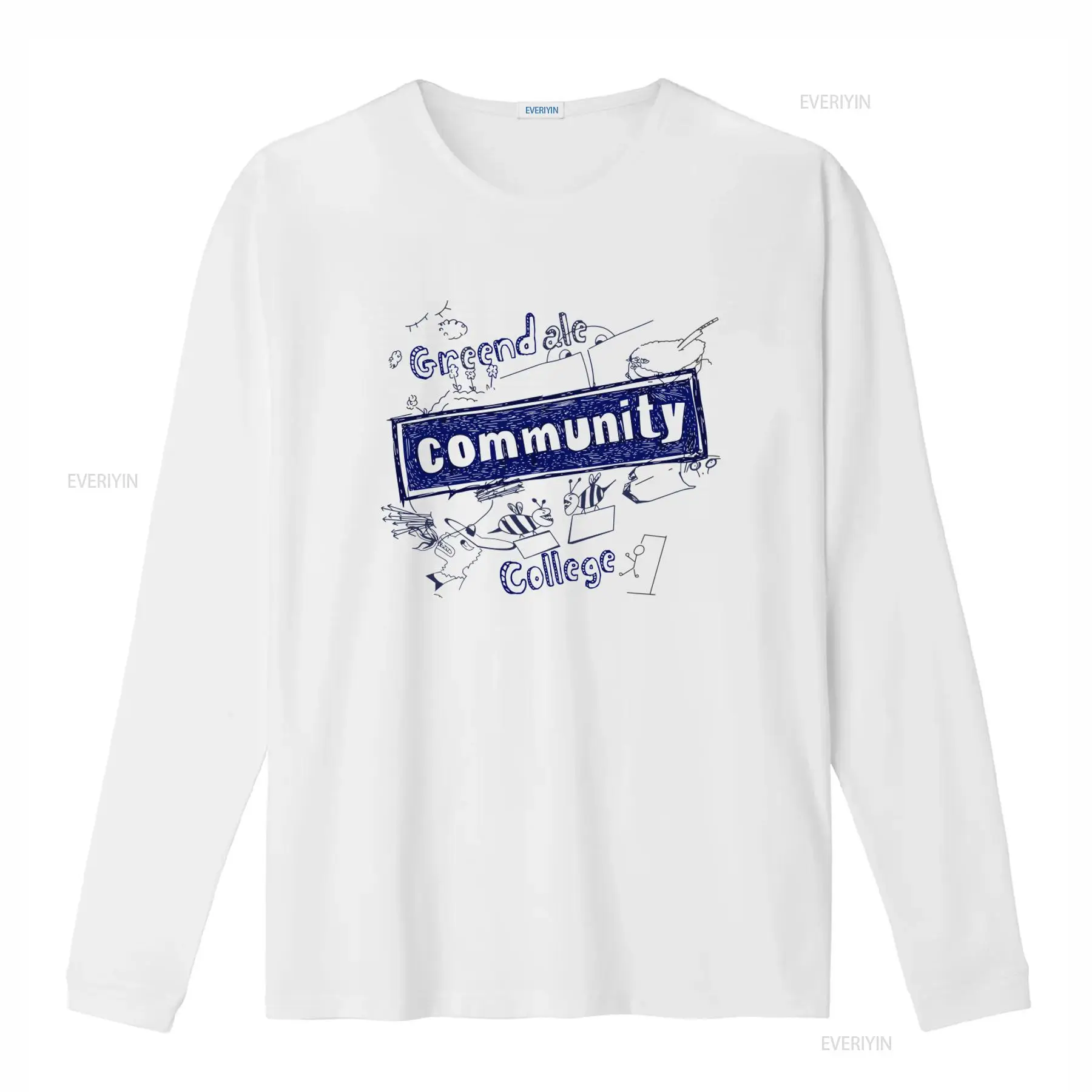Kaos Cetak Greendale Community - Vintage Fashion Community ulasan dan harga