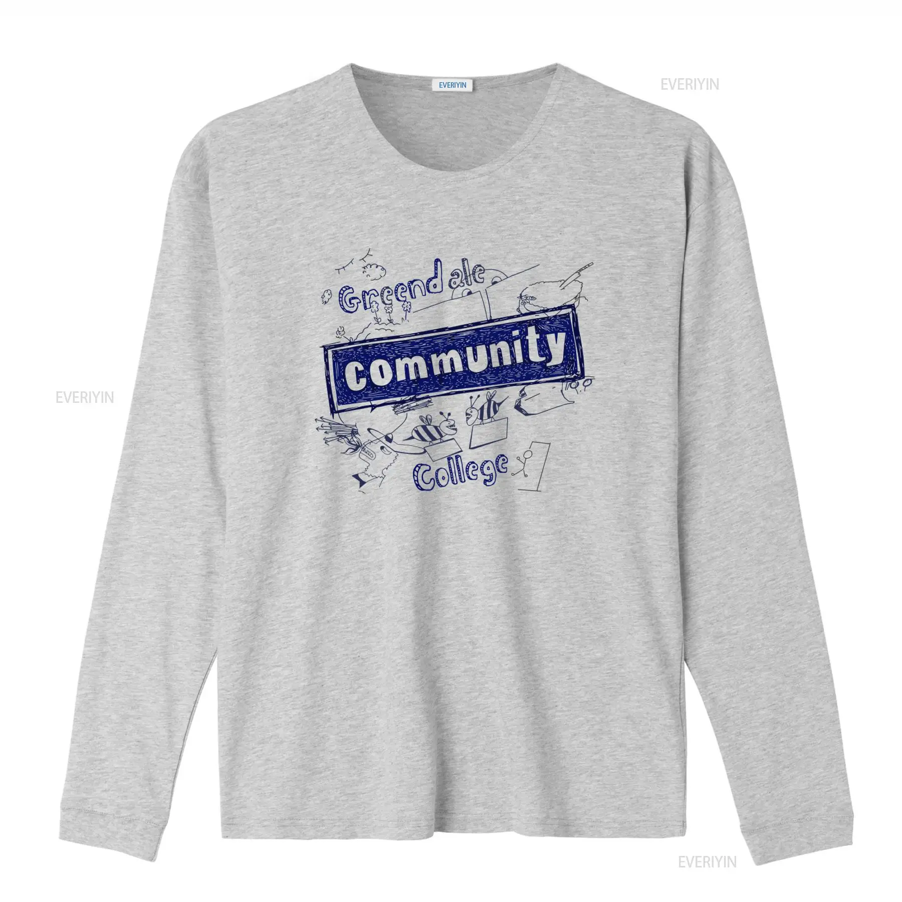 Kaos Cetak Greendale Community - Vintage Fashion Community ulasan dan harga