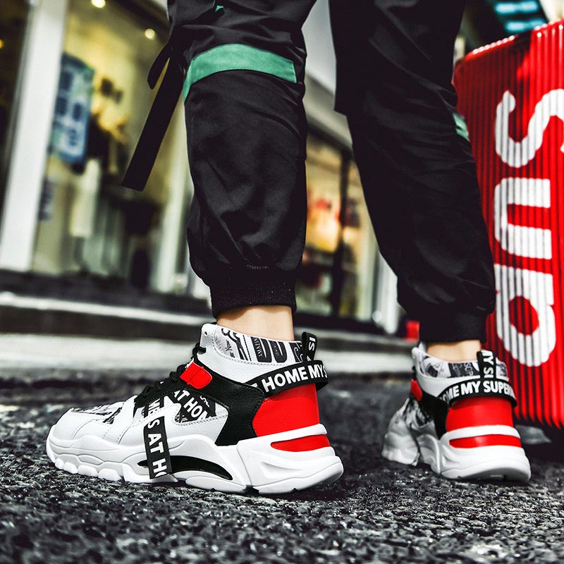 Sneakers Pria Chunky Atasan Ti - Vintage Fashion Outlet ulasan dan harga
