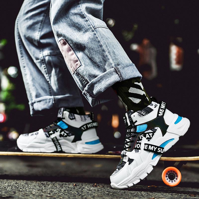 Sneakers Pria Chunky Atasan Ti - Vintage Fashion Outlet ulasan dan harga