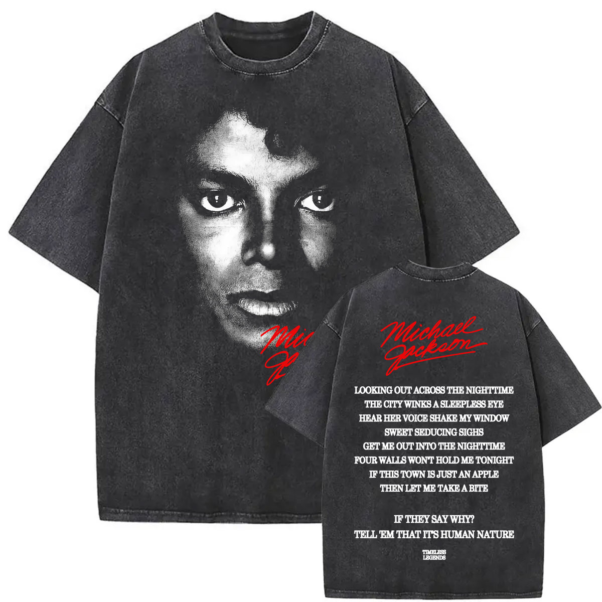 Kaos King of Pop Michael Jacks - Vintage Fashion World ulasan dan harga