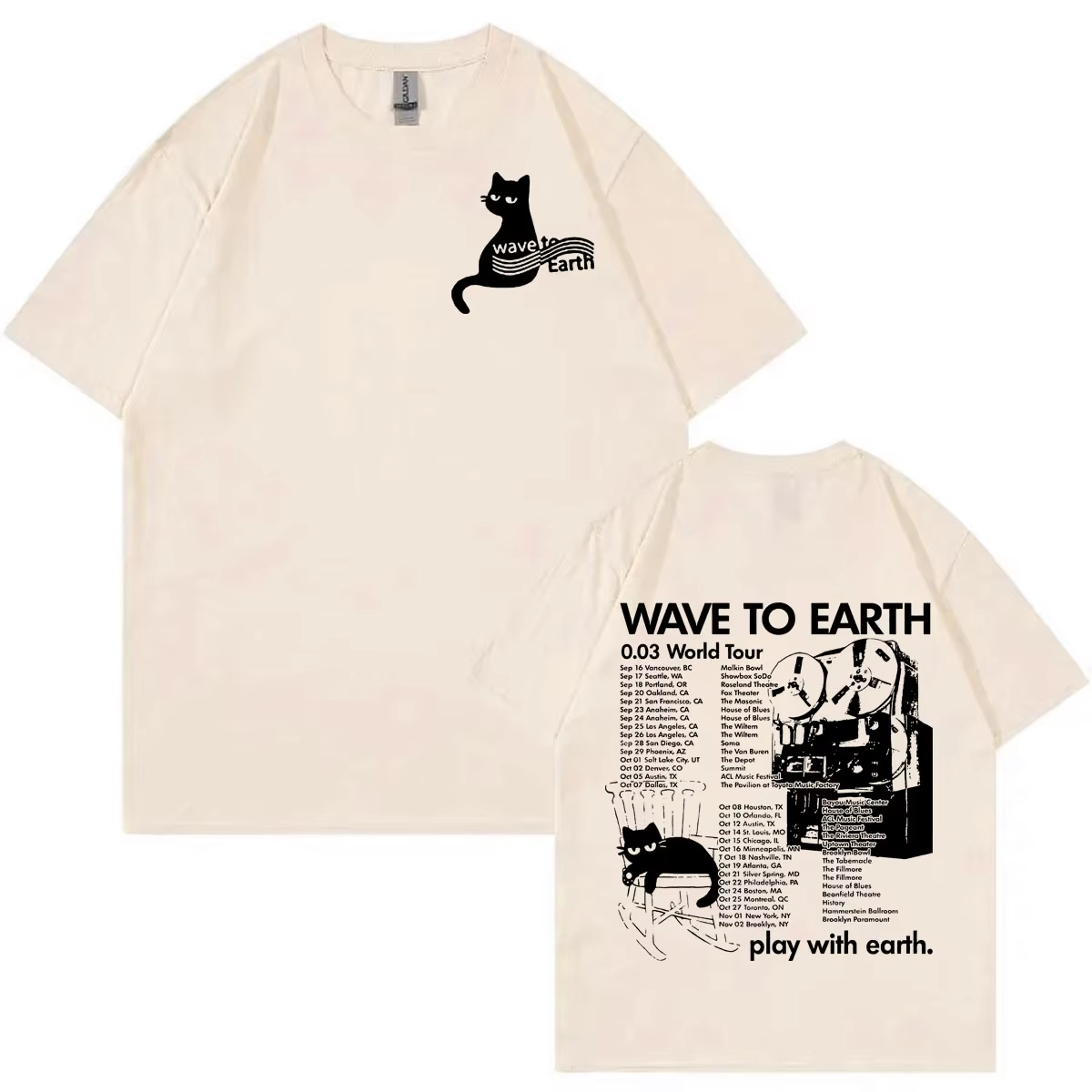 Kaus Tur Dunia Wave To Earth 0 - Vintage Fashion World ulasan dan harga