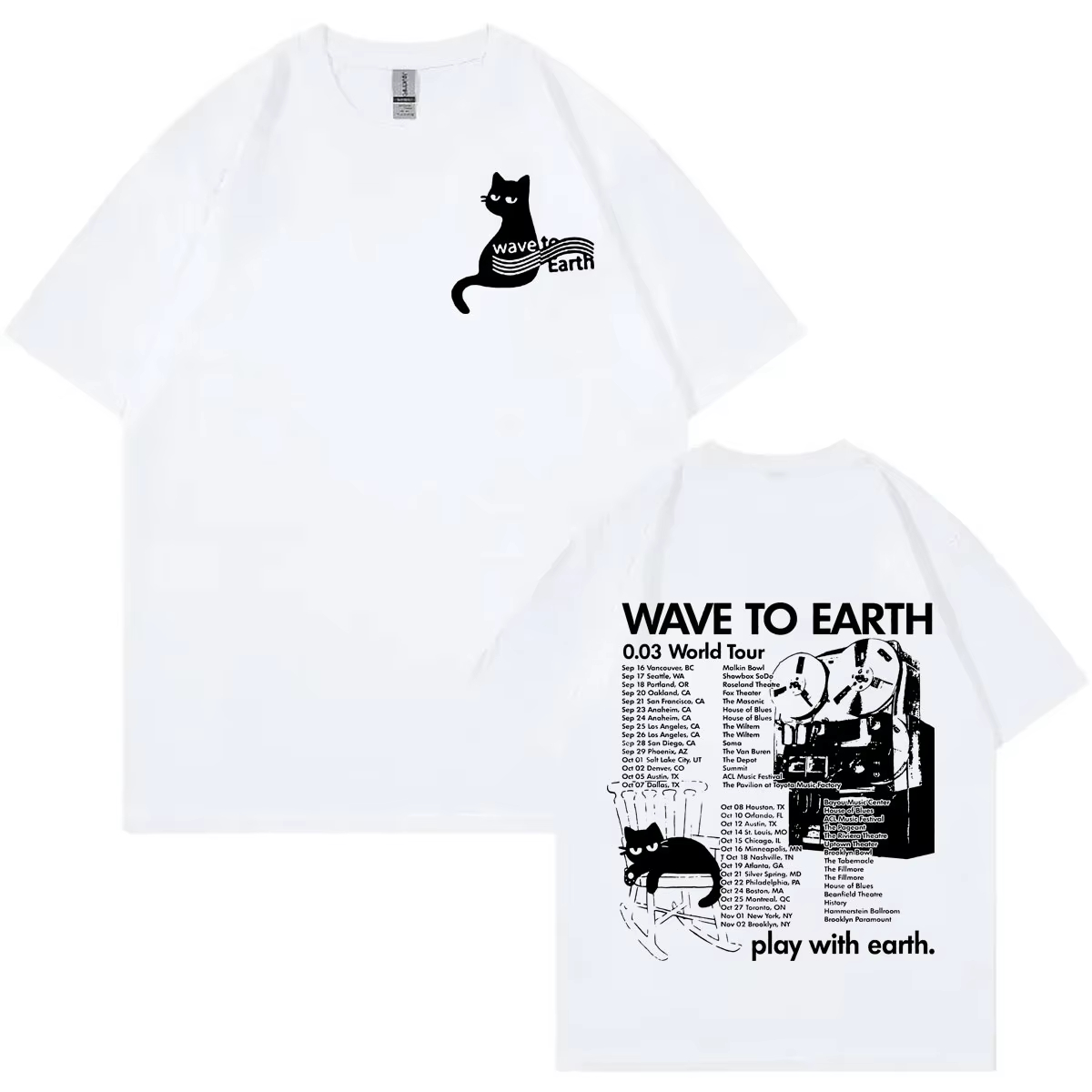 Kaus Tur Dunia Wave To Earth 0 - Vintage Fashion World ulasan dan harga