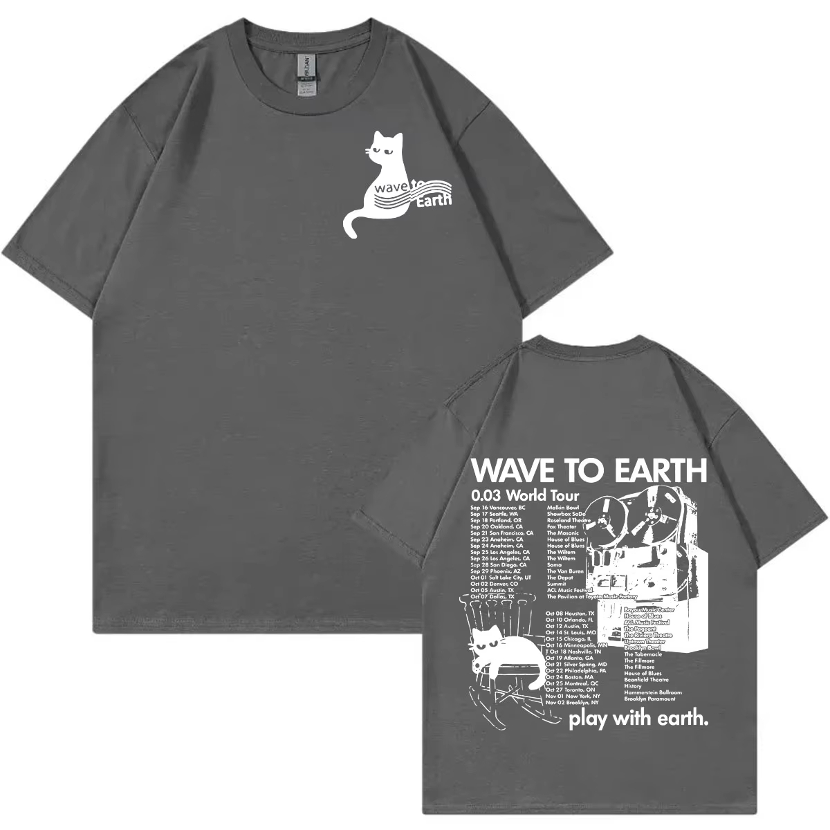 Kaus Tur Dunia Wave To Earth 0 - Vintage Fashion World ulasan dan harga