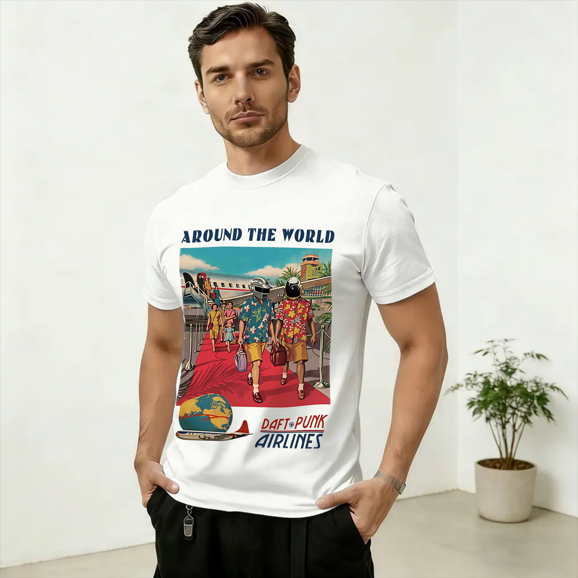Kaos Vintage Musim Panas Daft  - Vintage Fashion World ulasan dan harga