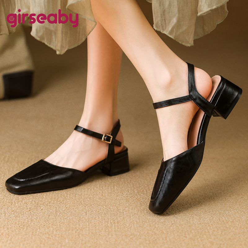 Girseaby 2025 Sandal Wanita Uj - Vintage Fashion Female ulasan dan harga