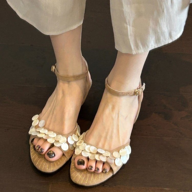 Sandal Wanita Musim Panas Terb - Vintage Fashion Female ulasan dan harga