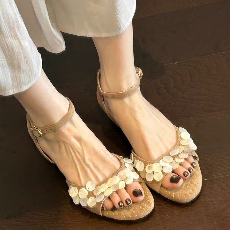 Sandal Wanita Musim Panas Terb - Vintage Fashion Female ulasan dan harga