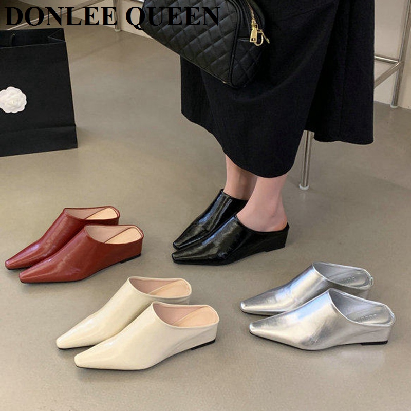 Sepatu Wanita Model Mule Tertu - Vintage Fashion Female ulasan dan harga