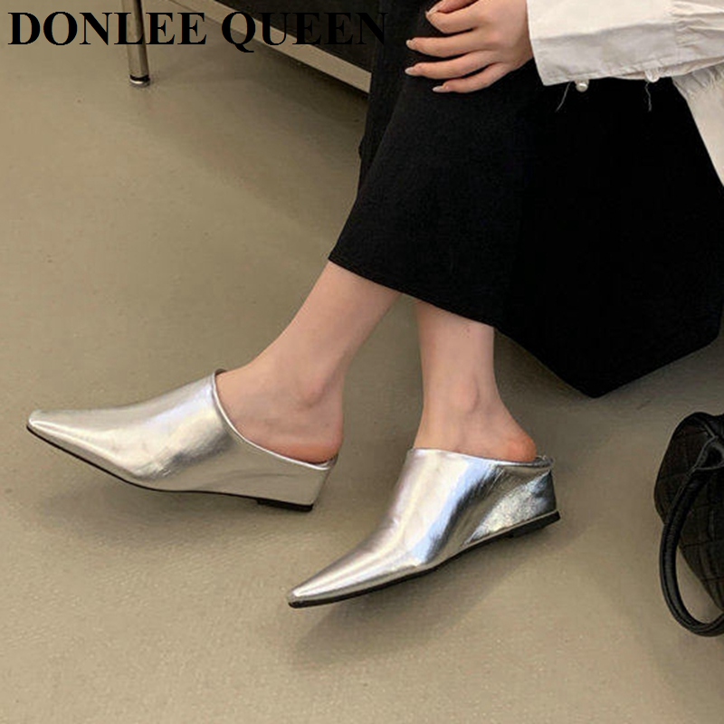 Sepatu Wanita Model Mule Tertu - Vintage Fashion Female ulasan dan harga