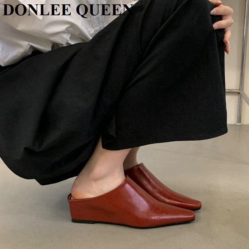 Sepatu Wanita Model Mule Tertu - Vintage Fashion Female ulasan dan harga