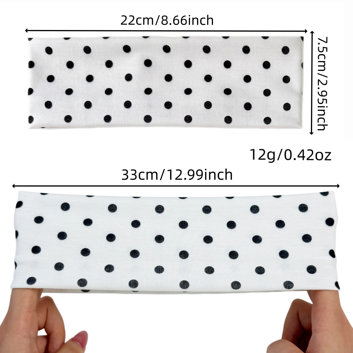 Ikat Kepala Polka Dot Retro un - Vintage Fashion Tiktok ulasan dan harga