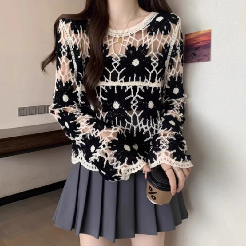 Atasan Rajut Bunga untuk Wanit - Crochet Top Boho ulasan dan harga
