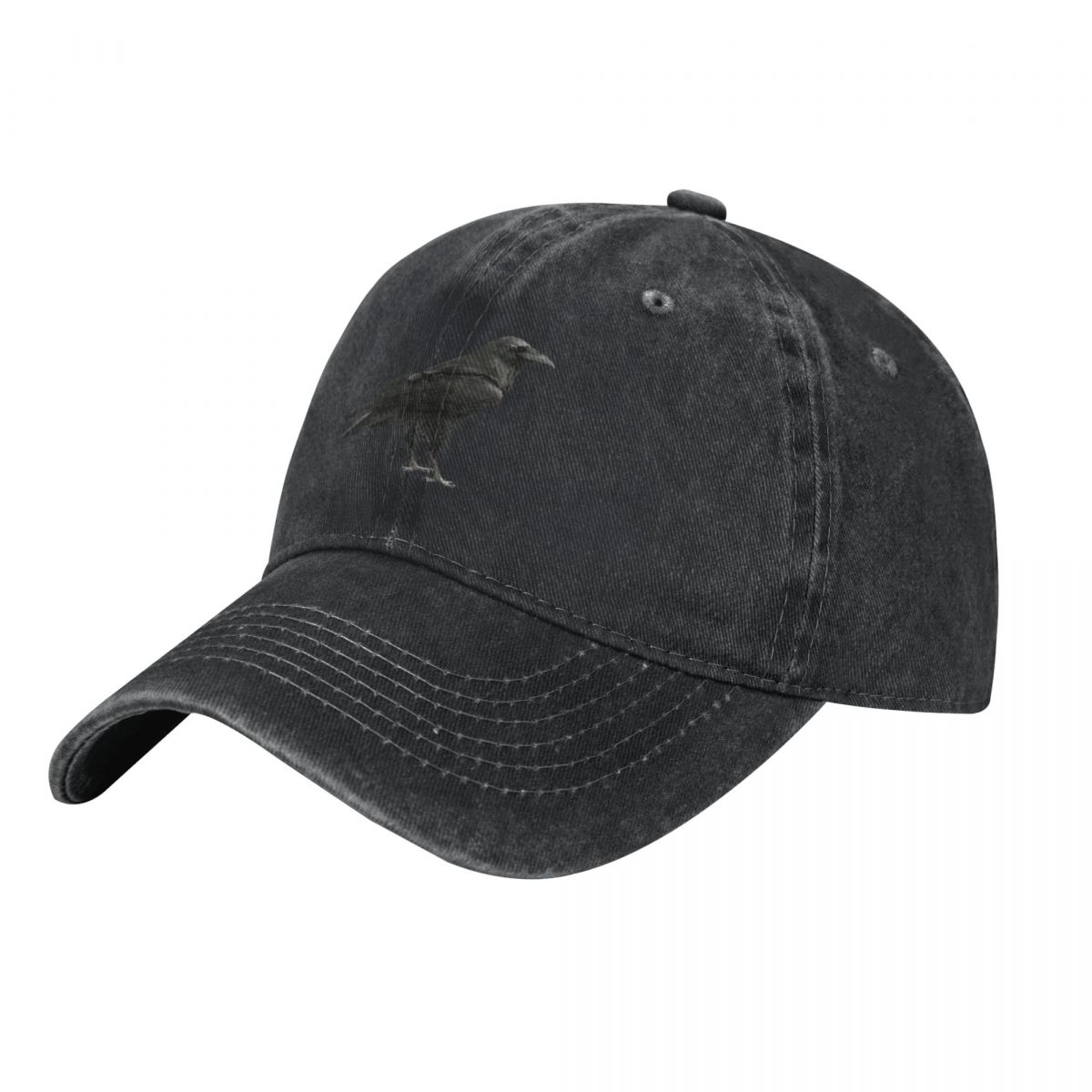 Topi Bisbol Siluet Gagak Hitam - Vintage Fashion Outlet ulasan dan harga