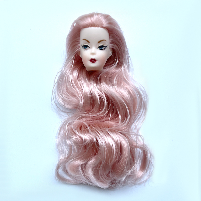 Kepala Boneka Rambut Keriting  - Vintage Fashion Female ulasan dan harga