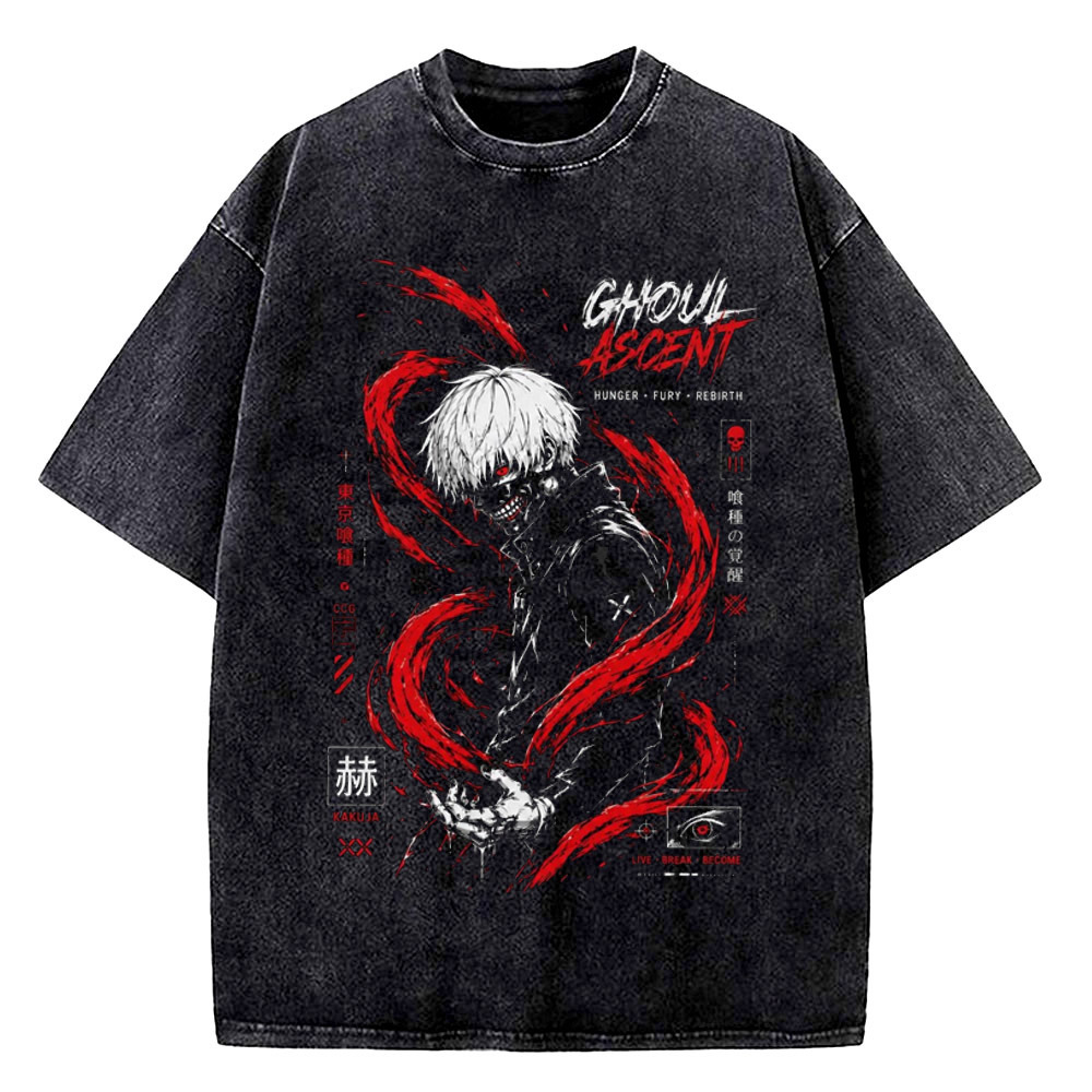 Kaos katun vintage Tokyo Ghoul - Vintage Fashion In Tokyo ulasan dan harga