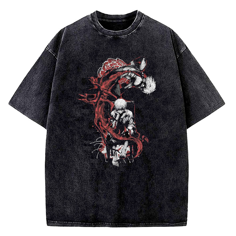 Kaos katun vintage Tokyo Ghoul - Vintage Fashion In Tokyo ulasan dan harga