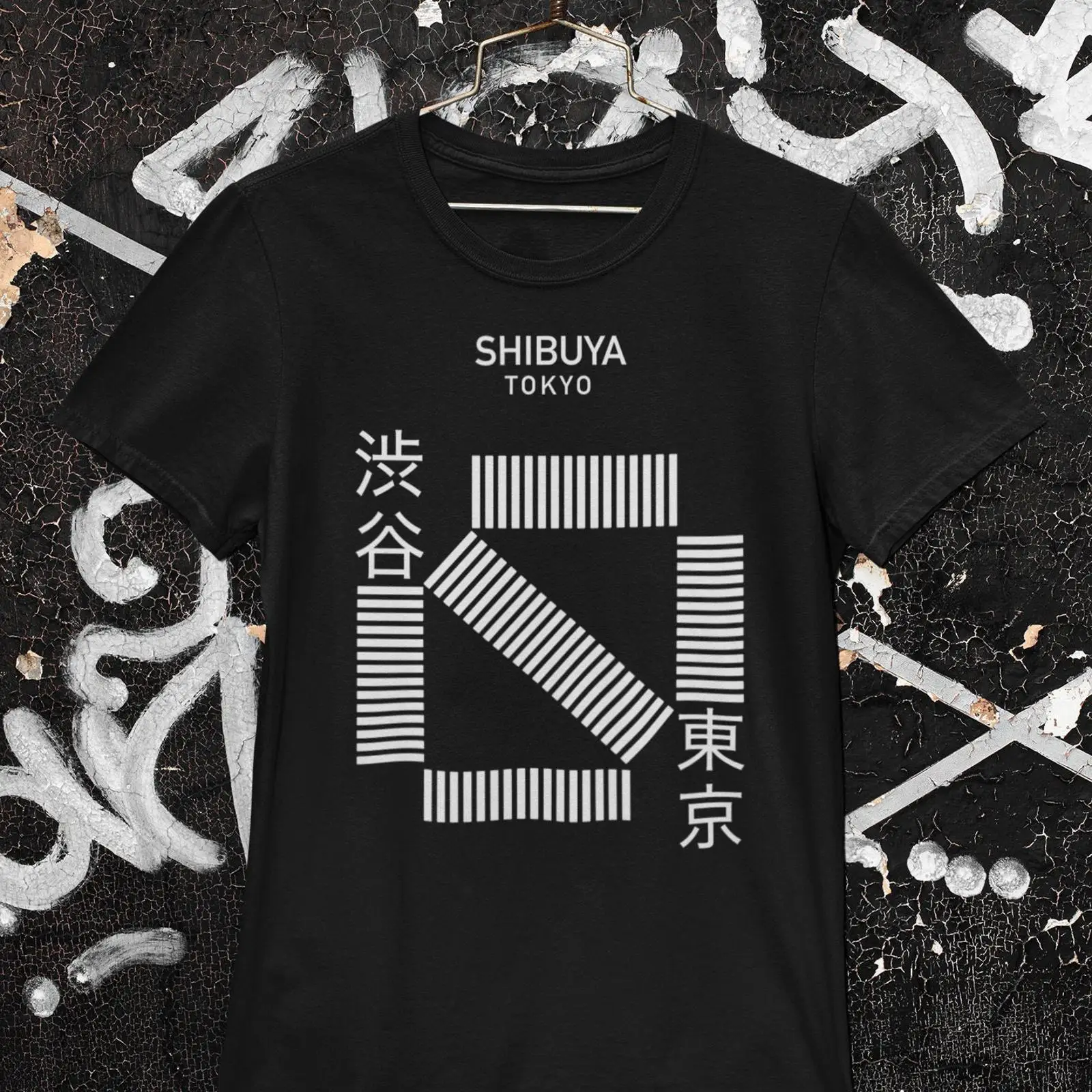 Kaos Minimalis Shibuya Crossin - Vintage Fashion In Tokyo ulasan dan harga