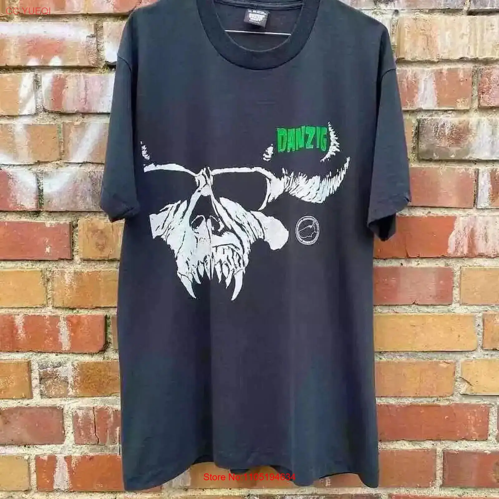 Kaos Hitam Danzig Not of This  - Vintage Fashion World ulasan dan harga