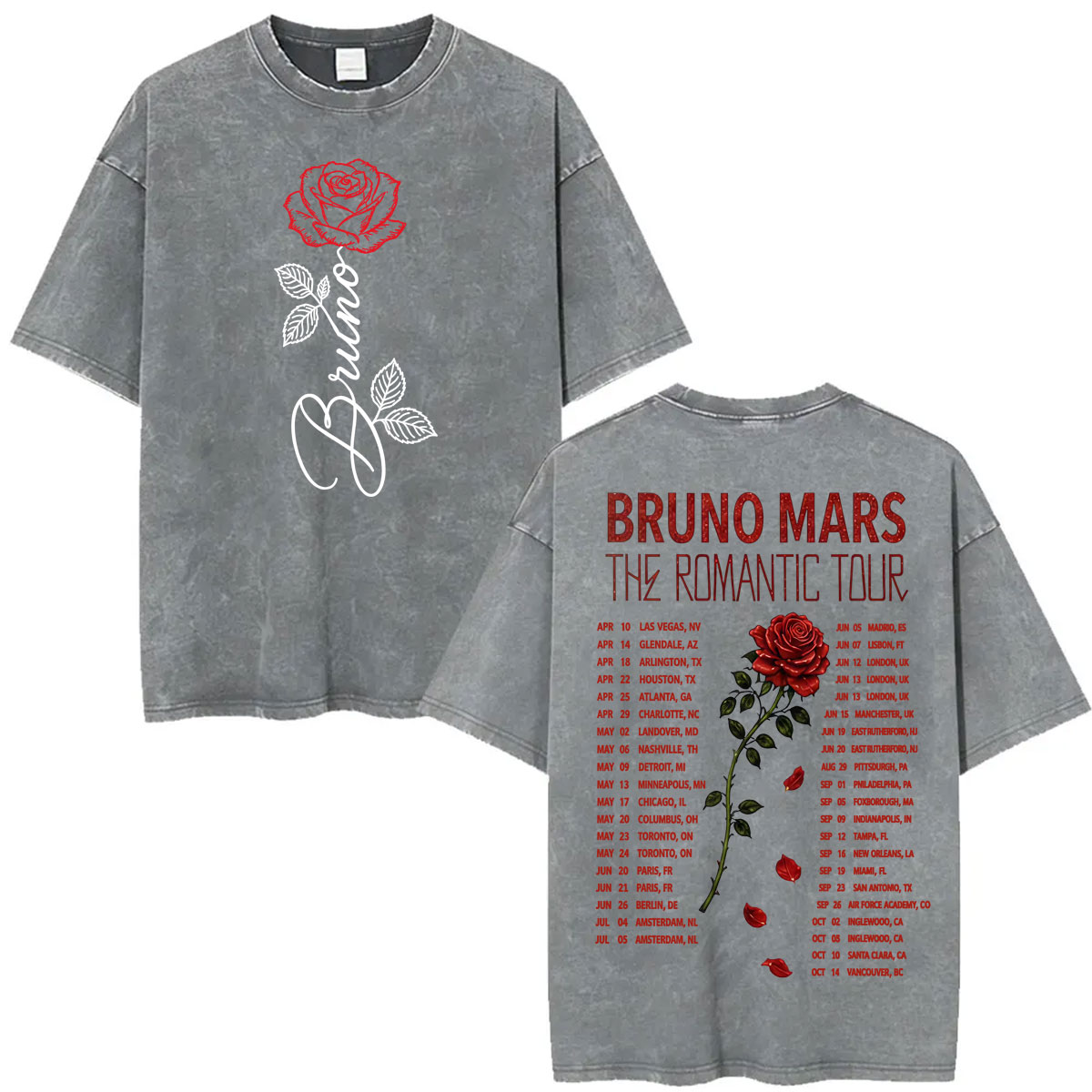 Kaus Tur Dunia Bruno Mars 2026 - Vintage Fashion World ulasan dan harga