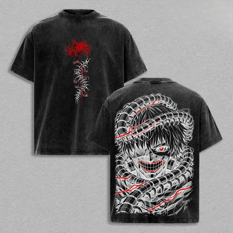 Kaos Retro Manga Kaneki Ken To - Vintage Fashion In Tokyo ulasan dan harga