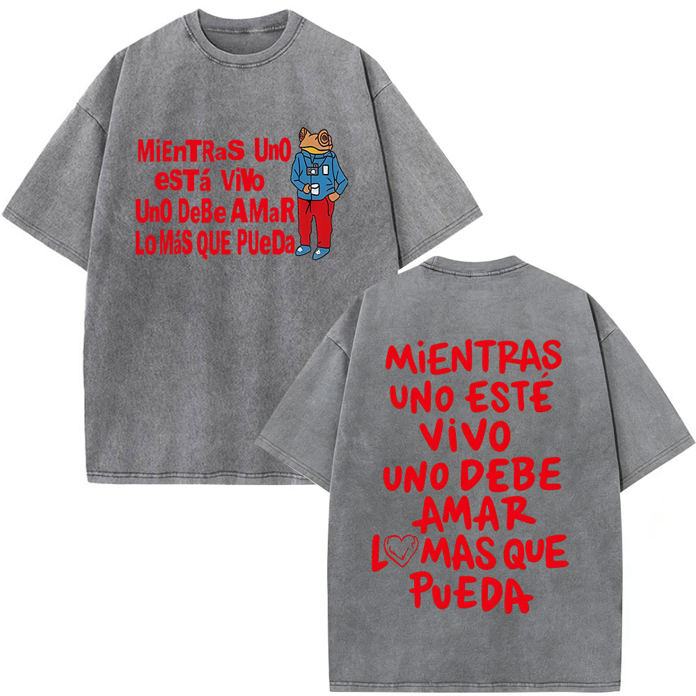 Kaos Vintage Rapper Bad Bunny  - Vintage Fashion World ulasan dan harga